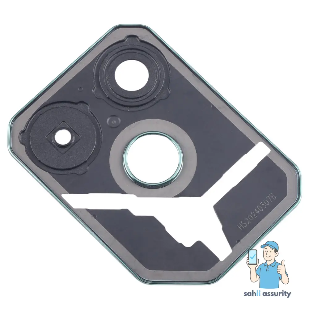 Camera Lens Glass with Frame for Tecno Pova 6 Pro Green